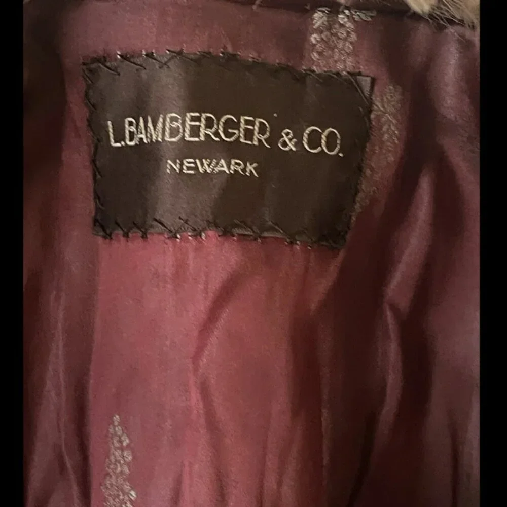 Vintage 1970'S  Full Length Mink Coat Brown L. BAMBERGER & CO Newark Coat - Picture 9 of 12